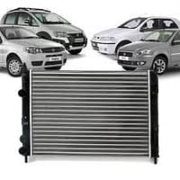 RADIADOR FIAT FIORINO UNO FIRE COM AR 2004 A 2014