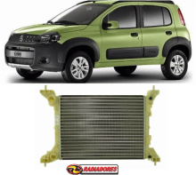 RADIADOR FIAT NOVO UNO VIVACE ANO 2010 ACIMA COM AR